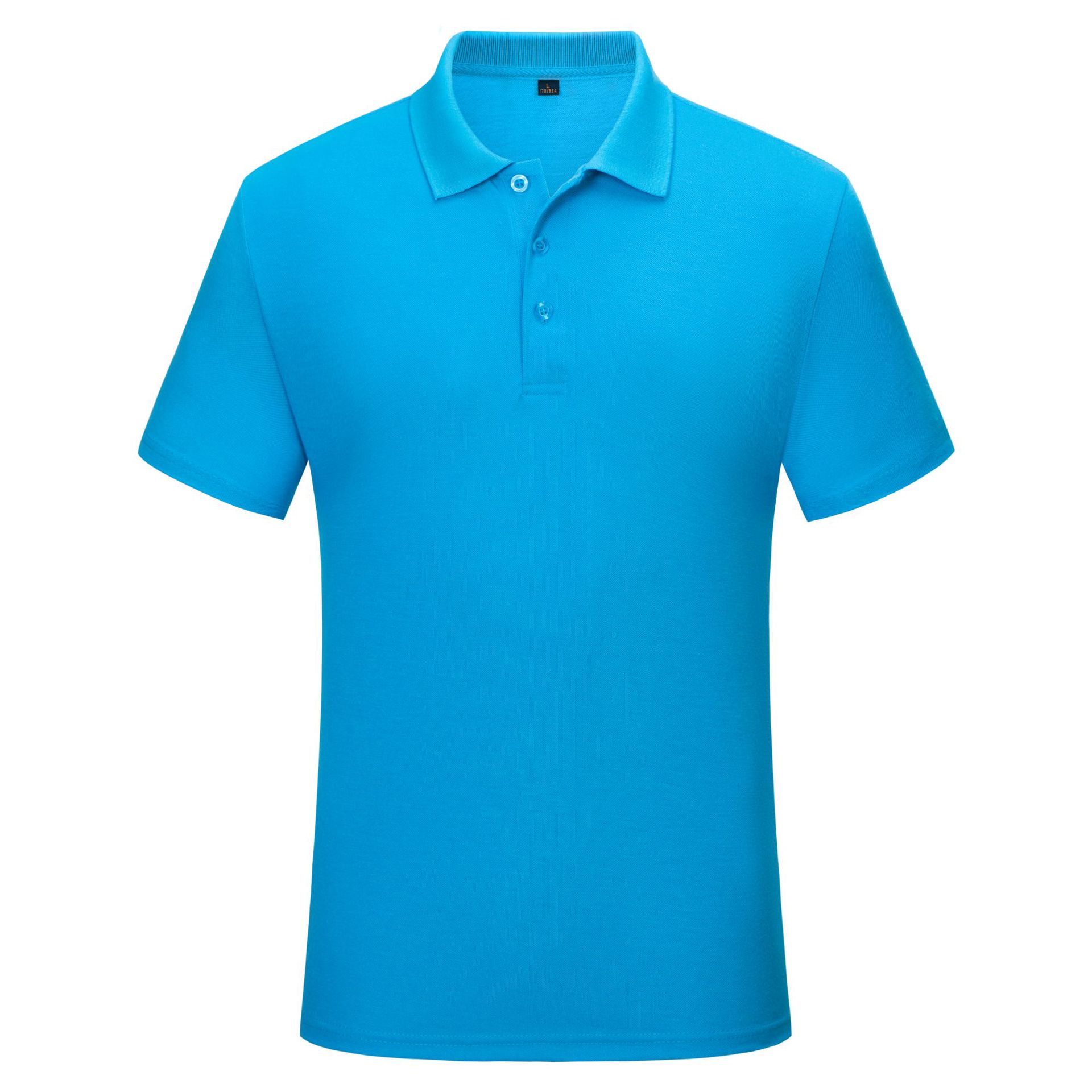 Solid Color Business Office Thin Polo Shirt Uniform