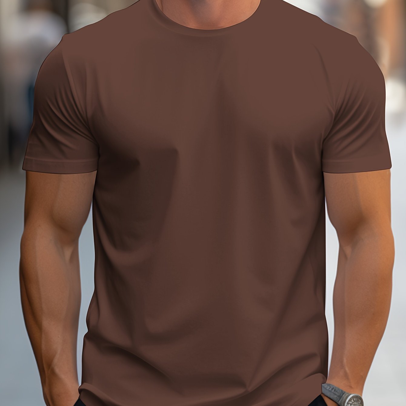 Men's Cotton Casual Short Sleeve