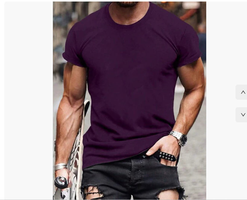 Men's Cotton Casual Short Sleeve
