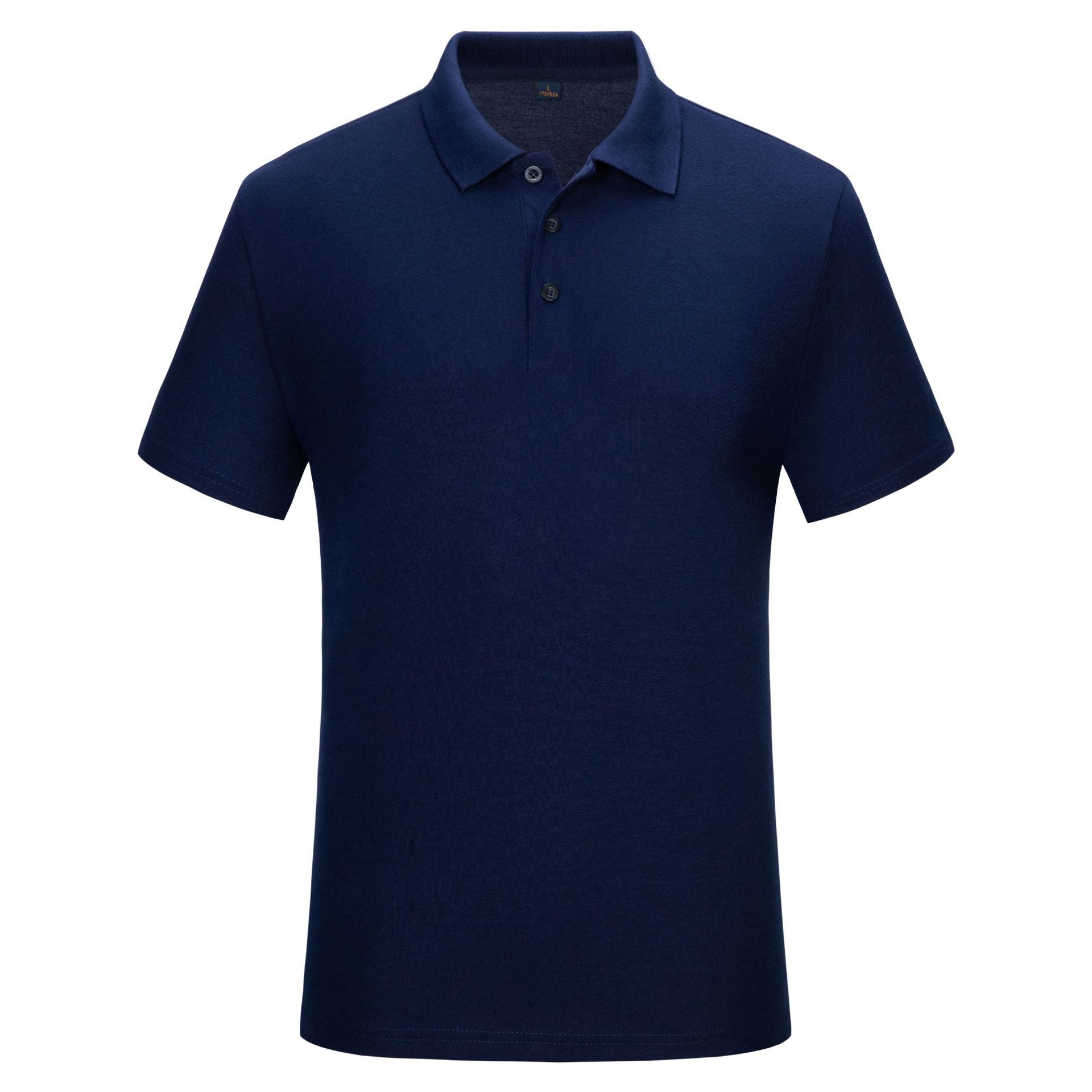 Solid Color Business Office Thin Polo Shirt Uniform