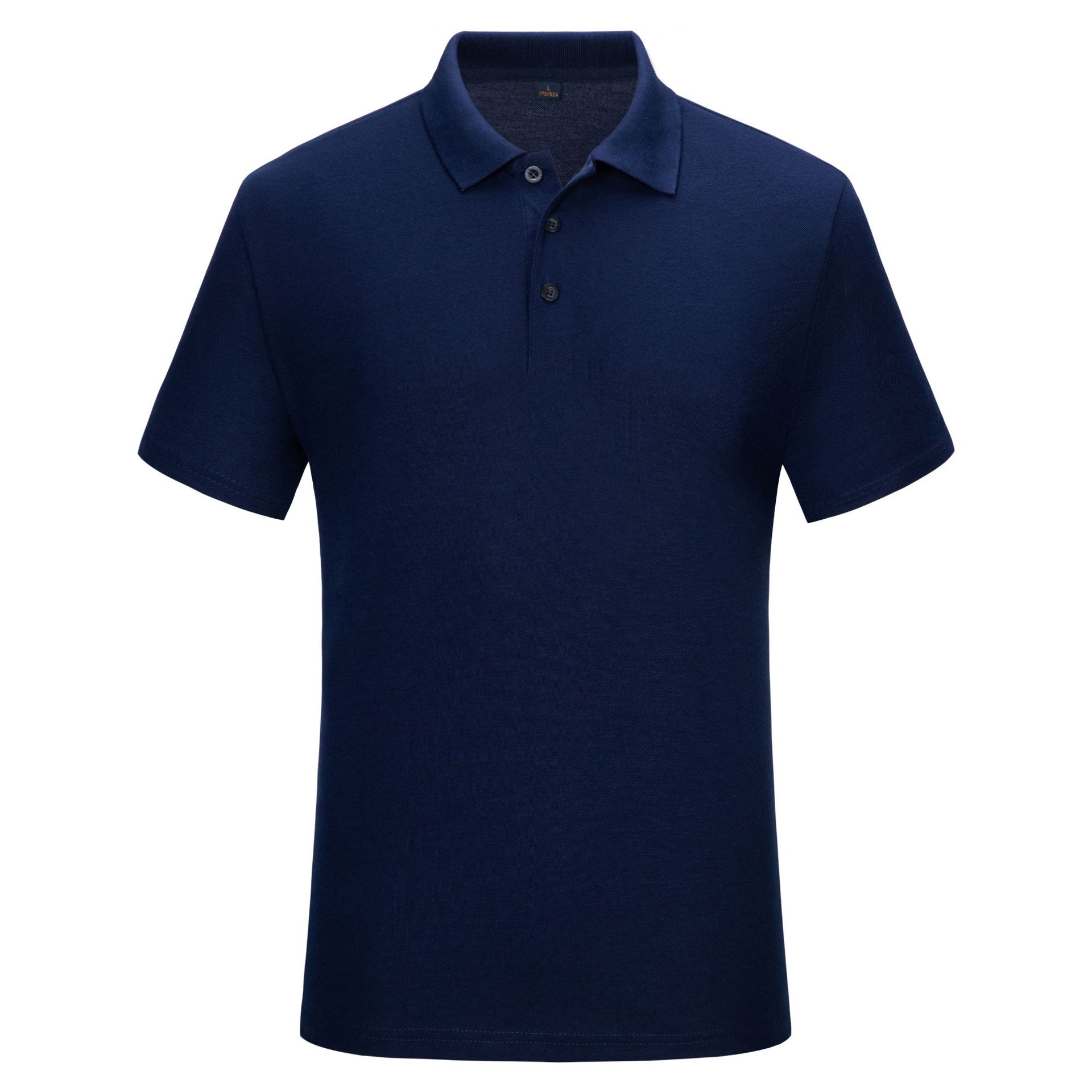 Solid Color Business Office Thin Polo Shirt Uniform